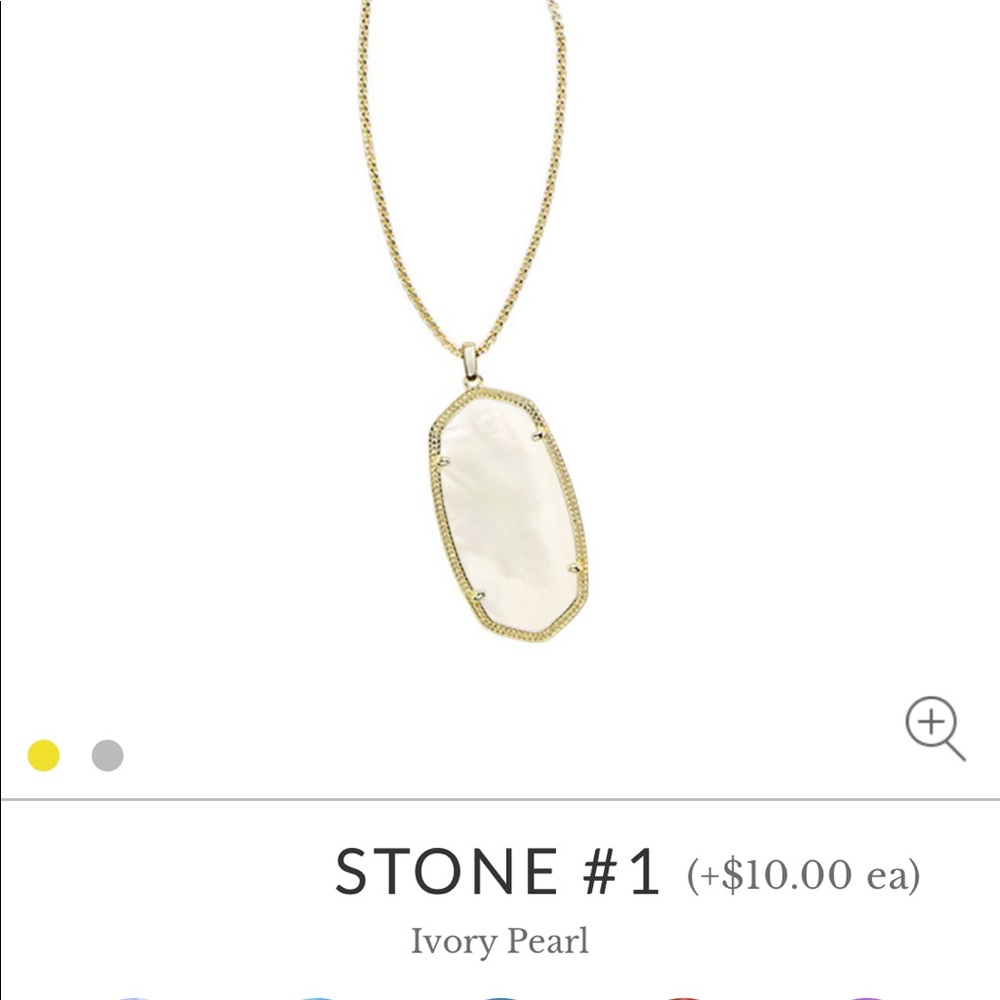 Kendra Scott Reid necklace: ivory pearl